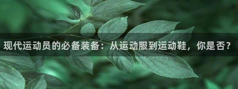 利记官方正版app娱乐：现代运动员的必备装备：从运动