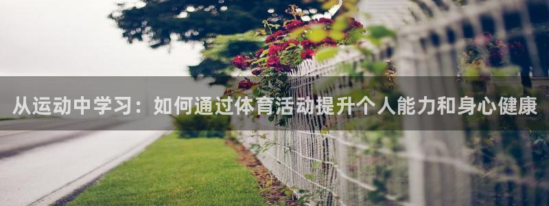 利记官网下载：从运动中学习：如何通过体育活动提升个人