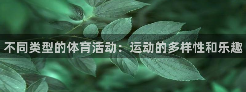 利记官网下载招商电话号码查询：不同类型的体育活动：运